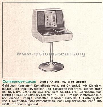 Commander Luxus ; Rosita, Theo Schmitz (ID = 1651549) Radio