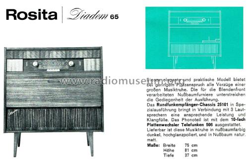 Diadem 65 Ch= 25101; Rosita, Theo Schmitz (ID = 2559721) Radio