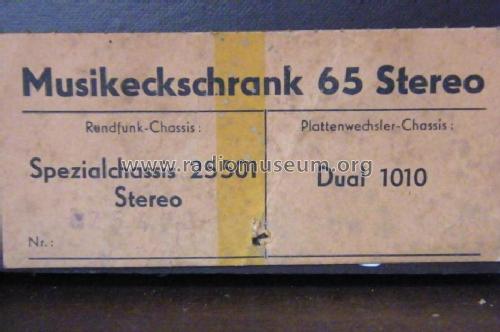 Musik-Eckschrank 65 Ch= 25501; Rosita, Theo Schmitz (ID = 1025565) Radio