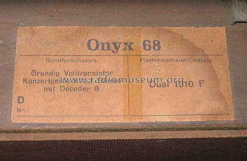 Onyx 68 Ch=8053; Rosita, Theo Schmitz (ID = 481280) Radio