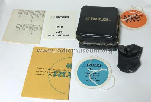 Micro 1210; Ross Electronics (ID = 2579263) Radio