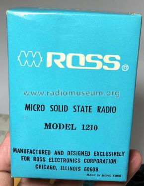Micro 1210; Ross Electronics (ID = 2579265) Radio