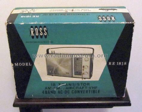 AC/DC Four Band 18 Transistor RE1818; Ross Electronics (ID = 1493829) Radio