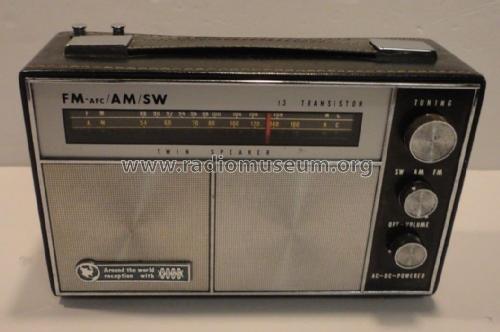 FM/AM/SW Twin Speaker RE-1915-N ; Ross Electronics (ID = 2338540) Radio