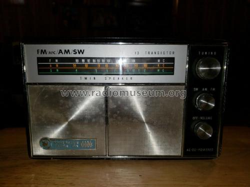 FM/AM/SW Twin Speaker RE-1915-N ; Ross Electronics (ID = 2738950) Radio