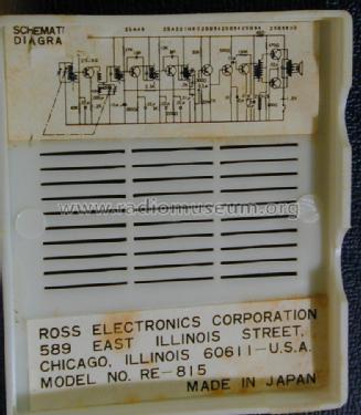 Micro Eight Transistor RE-815 ; Ross Electronics (ID = 977414) Radio