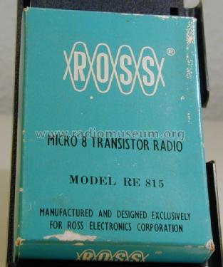 Micro Eight Transistor RE-815 ; Ross Electronics (ID = 977415) Radio