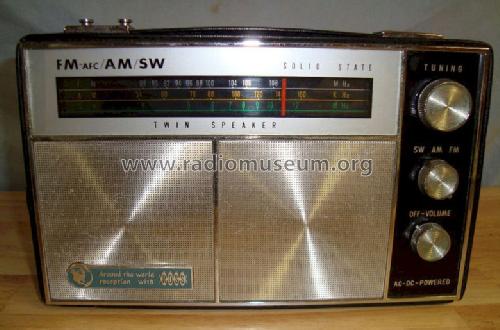 FM/AM/SW Twin Speaker RE-1915-N; Ross Electronics (ID = 1052922) Radio