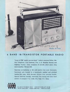 RE-3030 ; Ross Electronics (ID = 2950652) Radio
