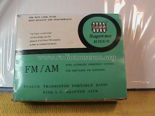 Solid State Mascot AM/FM 12 Transistor RE7010-N3; Ross Electronics (ID = 2652078) Radio