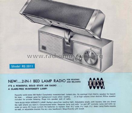 Solid State RE-3011; Ross Electronics (ID = 2951222) Radio