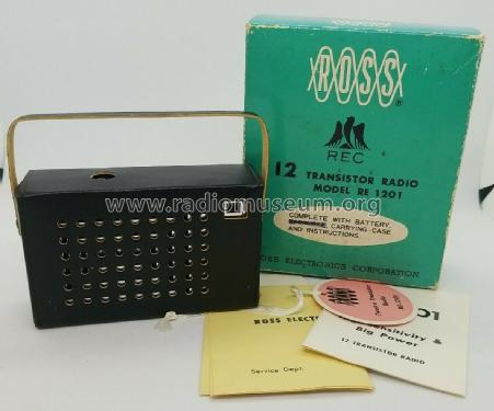 Super 12 Transistor RE-1201; Ross Electronics (ID = 2577787) Radio