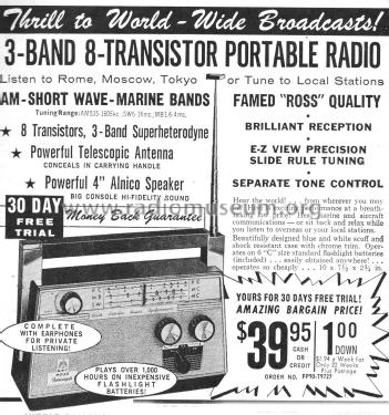 Triumph RE-800; Ross Electronics (ID = 2081098) Radio