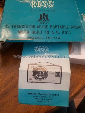 Sportsman Twelve Transistor Dual Power RE-110; Ross Electronics (ID = 2349420) Radio