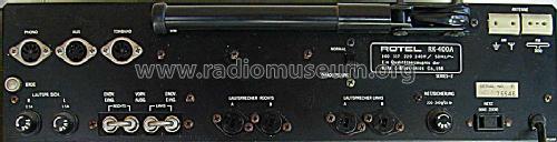 AM/FM HiFi-Stereo Receiver RX-400A; Rotel, The, Co., Ltd (ID = 1298516) Radio