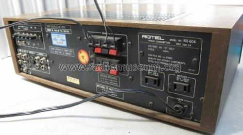 AM/FM Stereo DC Receiver RX-604; Rotel, The, Co., Ltd (ID = 2348583) Radio