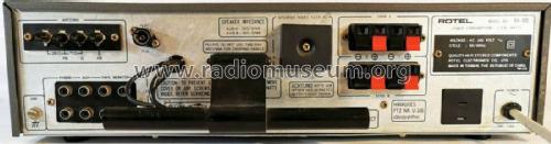 AM/FM Stereo Receiver RX-400L; Rotel, The, Co., Ltd (ID = 2507117) Radio