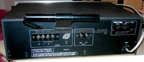 AM/FM Stereo Tuner RT-425; Rotel, The, Co., Ltd (ID = 2078902) Radio