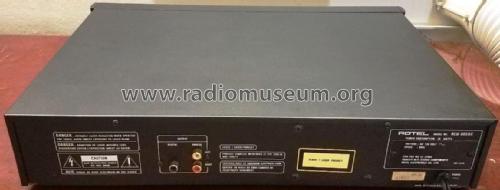 Compact Disc Player RCD-865BX; Rotel, The, Co., Ltd (ID = 2349643) Reg-Riprod