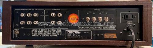 Integrated Stereo Amplifier RA-112; Rotel, The, Co., Ltd (ID = 2723057) Ampl/Mixer