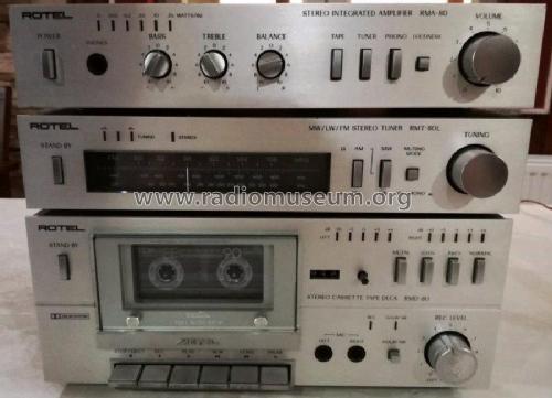 MW/LW/FM Stereo Tuner RMT-80L; Rotel, The, Co., Ltd (ID = 2359209) Radio