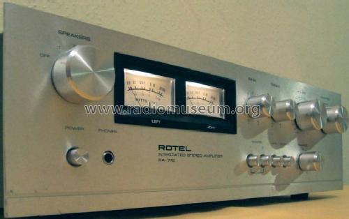 Integrated Stereo Amplifier RA-712; Rotel, The, Co., Ltd (ID = 1380990) Ampl/Mixer