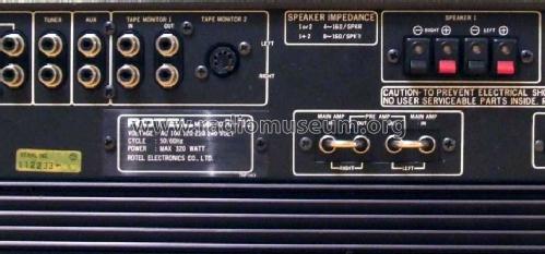 Integrated Stereo Amplifier RA-712; Rotel, The, Co., Ltd (ID = 1380991) Ampl/Mixer