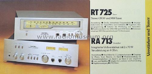 Integrated Stereo Amplifier RA-713; Rotel, The, Co., Ltd (ID = 587460) Ampl/Mixer