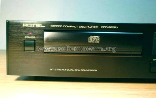 Stereo Compact Disc Player RCD-965BX; Rotel, The, Co., Ltd (ID = 1657738) R-Player