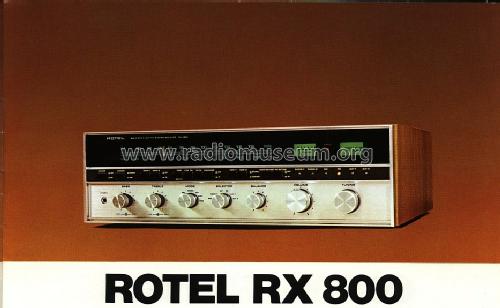 Solid State AM/FM Stereo Receiver RX-800; Roland Electronics (ID = 587456) Radio