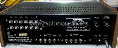 Solid State Stereo Amplifier RA-310; Roland Electronics (ID = 2077039) Ampl/Mixer