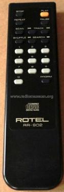 Stereo Compact Disc Player RCD-955AX; Rotel, The, Co., Ltd (ID = 2350040) Reg-Riprod