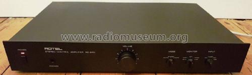 Stereo Control Amplifier RC-870; Rotel, The, Co., Ltd (ID = 2353693) Ampl/Mixer