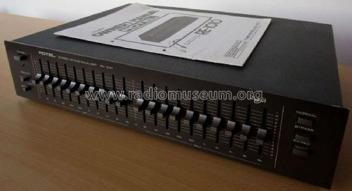 Stereo Octave Equalizer RE-1010; Rotel, The, Co., Ltd (ID = 2073279) Verst/Mix