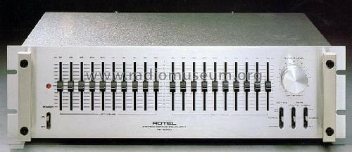 Stereo Octave Equalizer RE-2000; Rotel, The, Co., Ltd (ID = 674061) Ampl/Mixer