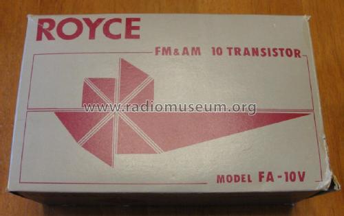 FM-AM - 10 Transistor - Super Heterodyne FA-10V; Royce Elize (ID = 1737070) Radio