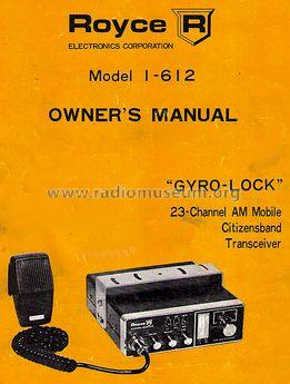 Gyro-Lock 1-612; Royce Electronics (ID = 1065444) Citizen