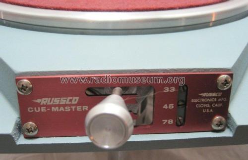 Russco Cue-Master 3-Speed Turntable ; Russco Electronics (ID = 2754239) Ton-Bild