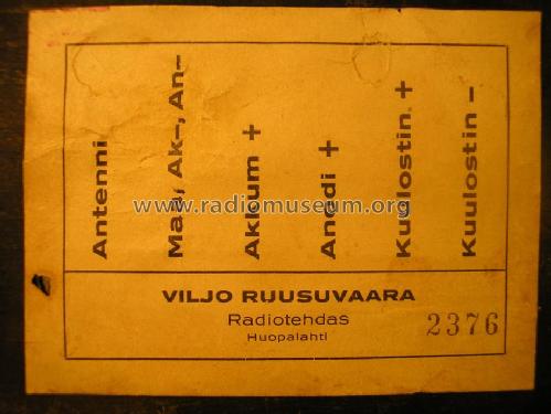 ETO ; Ruusuvaara, Helsinki (ID = 1126098) Radio