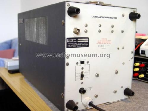 Oscilloscope SM112; SE Laboratories Ltd. (ID = 806758) Ausrüstung