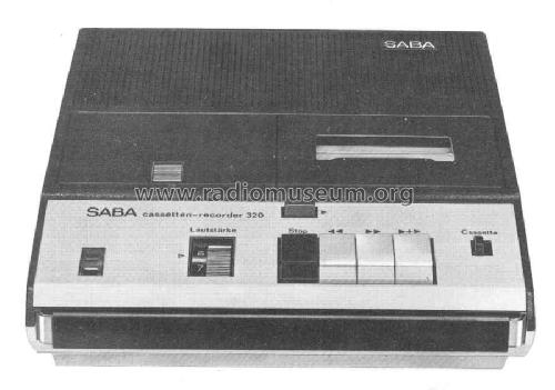 Cassetten Recorder 320F; SABA; Villingen (ID = 435238) Sonido-V