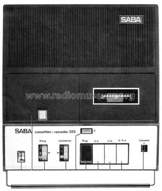 Cassetten Recorder 320G; SABA; Villingen (ID = 317160) R-Player