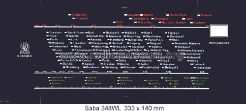 348WLK Ch= S 348 WLK; SABA; Villingen (ID = 1402918) Radio