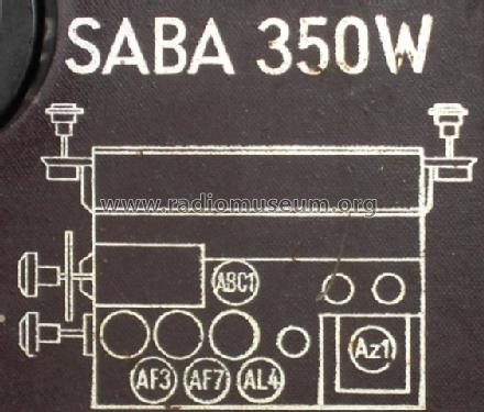 S-350W 350W; SABA; Villingen (ID = 606428) Radio