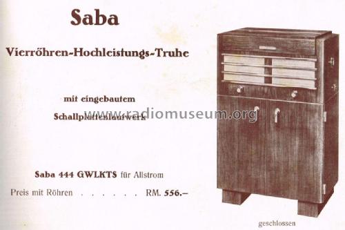 444GWLKTS; SABA; Villingen (ID = 1756743) Radio