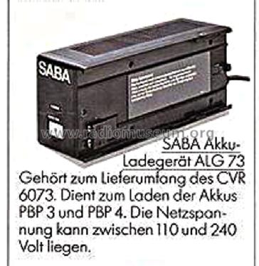 Akku-Ladegerät ALG73; SABA; Villingen (ID = 1380192) Power-S