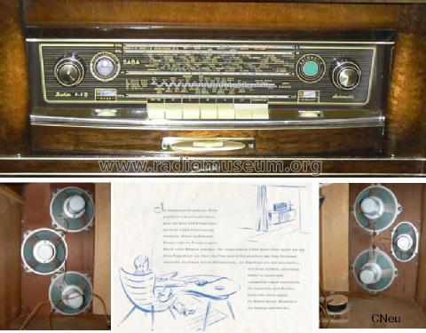 Baden Automatic 6-3D; SABA; Villingen (ID = 314898) Radio