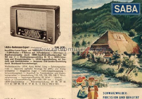 Bodensee W Export ; SABA; Villingen (ID = 698172) Radio