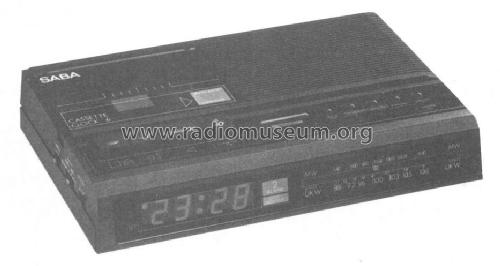 Cassette Clock 6 ; SABA; Villingen (ID = 662560) Radio