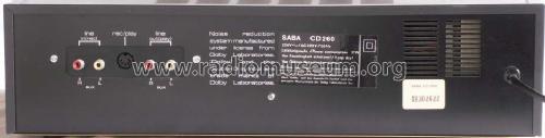 Cassettendeck CD260; SABA; Villingen (ID = 1522099) R-Player